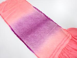 正絹　振袖用　絞り　帯揚げ